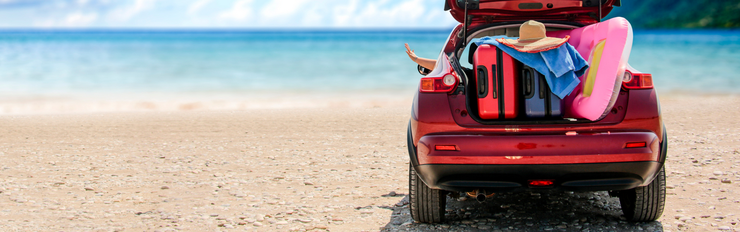 Beach Traveling Wide Banner